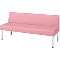 オカムラ LB55 ロビーチェア 3人掛け幅1500mm ピンク LB55AC PC78 1台（直送品）