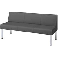 オカムラ LB55 ロビーチェア 3人掛け幅1500mm ミッドナイト・グレー LB55AC PG13 1台（直送品）