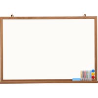 サンケーキコム パステルボード 壁掛タイプ 木枠 ホワイト W900×H600mm PW-90W 1枚