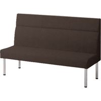 オカムラ LB55 ロビーチェア ハイバック 3人掛け幅1500mm ブラウン LB55AM F020 1台（直送品）