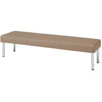 オカムラ LB55 ロビーベンチ 3人掛け幅1800mm ブラウン LB55BD PC83 1台（直送品）