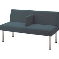 オカムラ LB55 ロビーチェア 2人掛け 中間肘付 幅1200mm チャコールグレー LB55EE F019 1台（直送品）