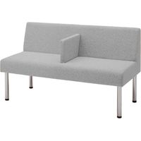 オカムラ LB55 ロビーチェア 2人掛け 中間肘付 幅1200mm ライトグレー LB55EE PC97 1台（直送品）