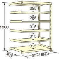 扶桑金属工業 【車上渡し】 中量ラック WS1812M06R 450×1190×1800mm（直送品）