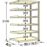 扶桑金属工業 【車上渡し】 中量ラック WS2109S06R 300×890×2100mm（直送品）