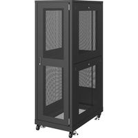 サンワサプライ 19インチサーバーラック メッシュ（36U） 幅600×奥行1000×高さ1820mm ブラック CP-SVN3610MBKN 1台（直送品）