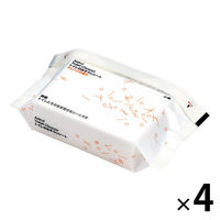 アスクル トイレのおそうじシート 小判 オレンジの香り 1セット（40枚：20枚×4個）【そのまま使えるファスナー付き】 オリジナル