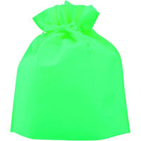不織布巾着 グリーン SW2528-21 1セット（1000枚）（直送品）