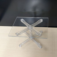 カンテック Xステージ　K160角型　透明　テーブル付 00000007012（直送品）