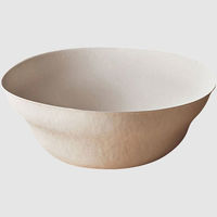 陶器のような紙の食器 WASARA 鉢 2010250 1包：200枚（25×8） （直送品）