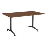 コクヨ 会議テーブルJUTO 角形天板スクエアコーナーＴ字脚アジャスタータイプ W1500 D750