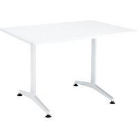 【組立設置込】コクヨ JUTO 会議テーブル Rエッジ T脚 アジャスター 塗装脚 幅1200×奥行750×高さ720mm ホワイト/ホワイト 1台（直送品）