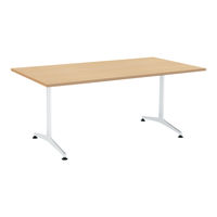 コクヨ 会議テーブルJUTO 角形天板スクエアコーナーＴ字脚アジャスタータイプ W1800 D900