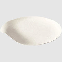 陶器のような紙の食器 WASARA 丸皿（中） 2010036 1包：800枚（100×8 ...