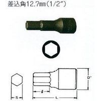 ヘックスソケット 4HX-5-75 ヒット商事（直送品）