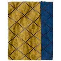 イトー 武州織刺子 文庫本カバー 藍・山吹 94912（直送品）