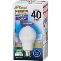 オーム電機 LED電球 E26 40形相当 人感センサー付 昼光色 LDA5D-H R21（直送品）