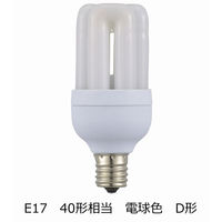 オーム電機 LED電球 D形 E17 40形相当 電球色 密閉器具/断熱材施工器具対応_ LDF4L-G-E17 1個