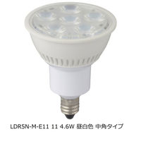 オーム電機 LED電球 ハロゲンランプ形 E11 4.6W 中角タイプ 昼白色_ LDR5N-M-E11 11 1個