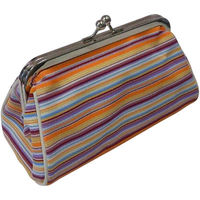 野澤産業 マルチストライプがま口ポーチ 11969（直送品）