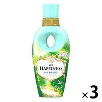レノアハピネス ユニセックス グリーンブリーズ 本体 520mL 1セット（3個入） 柔軟剤 P&G
