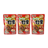 岡三食品　おいしいむき甘栗　50g　1セット（3袋）