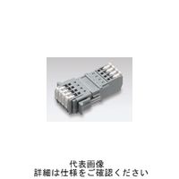 サトーパーツ 2ピース型中継用スクリューレス端子台 SLー4000ーASー10PGY SL-4000-AS-10PGY 1セット(25個)（直送品）