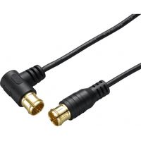 極細アンテナケーブル7m ブラック AT48LS070BK ヤザワコーポレーション（直送品）