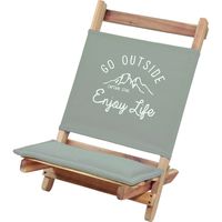 キャプテンスタッグ モンテ ロースタイルチェア カーキ UP-1017（直送品）