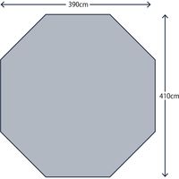 キャプテンスタッグ テントグランドシート UA-0035 オクタゴン460用 UA-4527（直送品）