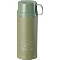 キャプテンスタッグ モンテ 2WAYダブルステンレスボトル600 カーキ UE-3448（直送品）