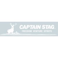 キャプテンスタッグ キャプテンスタッグステッカー ロゴマーク ホワイト 234×57mm UM-1532（直送品）
