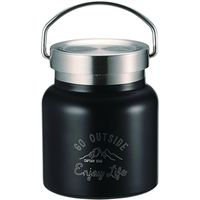 キャプテンスタッグ モンテ HDフードポット280 ブラック UE-3437（直送品）