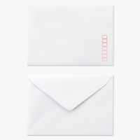 山櫻 白封筒 洋2 PケントCoC 枠入 20125689 1セット(1箱(100枚)×10)