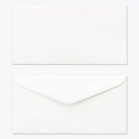 山櫻 ECカラー封筒 洋6 ECホワイト(枠無)100 YAMA-7040-0040 1セット(1000枚:100枚×10袋)