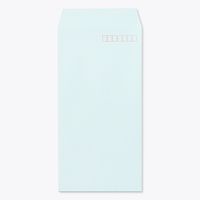 山櫻 口糊付きミエナイ封筒 長3 スミ貼 ミエナイブルー 80 スラット YAMA-3585-0056 1セット(1袋(100枚)×10)