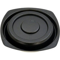 積水ヒノマル 耐寒耐熱HT N丼-178 共蓋 黒 747874 1包：400（25×16）（直送品）