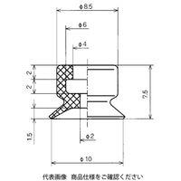 コンバム 平形パッド単体 PFG-10A-S 1セット（7個）（直送品）