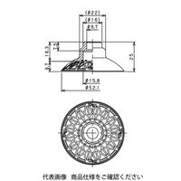 コンバム 鋼板向け高耐久性パッド PK2ー50ーT 1セット(2個)（直送品）