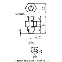 コンバム コンパクト固定式金具付パッド PS-2-4A-M-S 1セット（3個）（直送品）