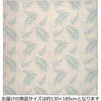 萩原 麻混キルトラグ アロハ 1枚