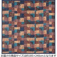 萩原 ウォッシャブル綿キルトマルチカバー アーグ 約幅1850mm 1枚