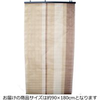 萩原 洋風すだれ ストライプ桟タイプ 約幅900×高さ1800mm 350104600 1セット（2枚入り）（直送品）