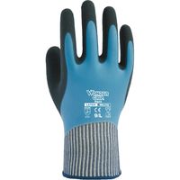 【背抜き手袋】 ユニワールド ワンダーグリップ アクア WG318 XL 1セット（10双）