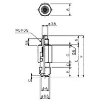 平形パッド PFシリーズ 継手なしバッファ式金具付パッド/PSS PSS-L3-PFG-15A-F（直送品）