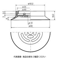 コンバム 首振りパッド単体 PUGー80ーF 1個（直送品）