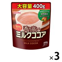 名糖産業　香り高いミルクココア　1セット（400g×3袋）