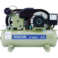 東芝産業機器システム 東芝 タンクマウントシリーズ 給油式 コンプレッサ(低圧) VT105-15T 1台 773-8595（直送品）