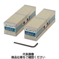 カネテック 両面吸着永磁ブロック(2個1組) 吸着力500N KPB-2F25 1組(2個) 164-5005（直送品）