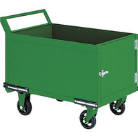 トラスコ中山 TRUSCO 鋼鉄製運搬車 900X600 前方トビラ付 OH-24P 1台 239-1597（直送品）